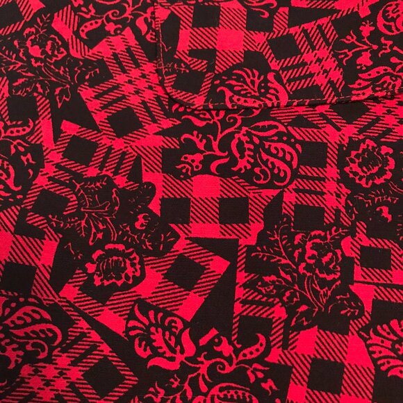 JONES NEW YORK Women's Blazer Jacket Long Red and Black US Size 8 - Picture 7 of 8